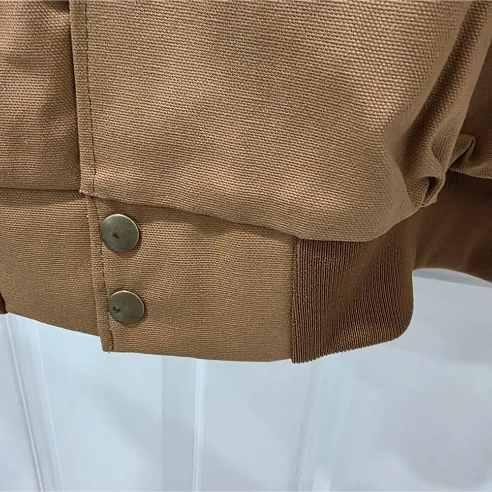 ASW Jackets Hondo Canvas Work Jacket 5XL Quilt Lined Made in USA Brown